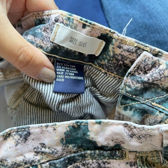 MADEWELL Skinny Skinny Ankle Print Jeans Pants Womens‎ Size 26 Snakeskin … - Picture 9 of 9